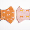 QQ x Jindos of LA (Pink) Origami Face Mask - Thumbnail Image 3