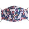 JINDO DOG FLORAL (Blue) Origami Face Mask - Thumbnail Image 1