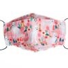 JINDO DOG FLORAL (Pink) Origami Face Mask - Thumbnail Image 1